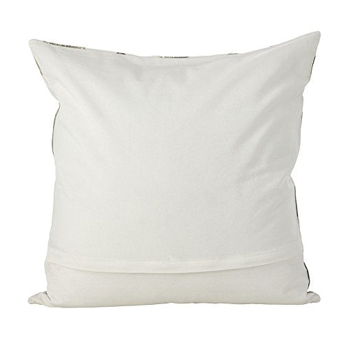 Fennco Styles Stitched Ink Blot Amable Design Cotton Down Filled Throw Pillow 20" W x 20" L