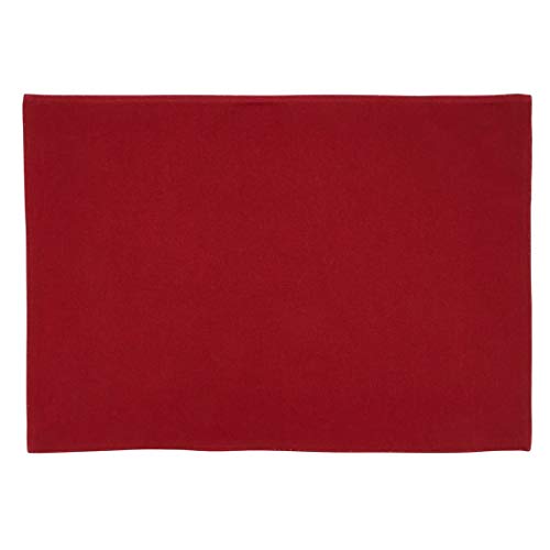 Fennco Styles Ho Ho Ho Holiday Table Runner 16" W x 72" L - Red Cotton Table Cover for Banquets, Christmas, Special Events and Home Décor