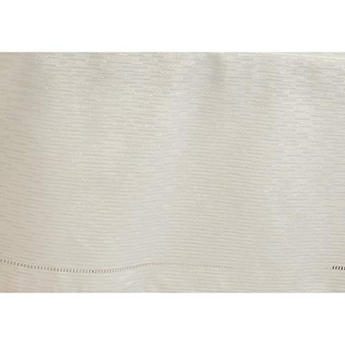 Fennco Styles Linette Shimmering Hemstitched Table Runner