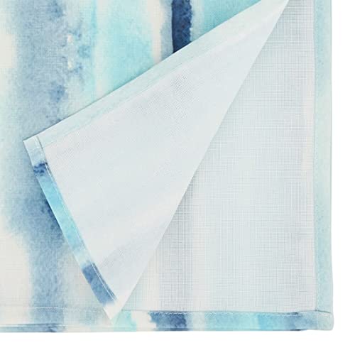 Fennco Styles Soft Watercolor Design Table Runner 16 x 70 Inch – Blue Table Cover for Home Décor, Dining Table, Banquets, Holidays and Special Events