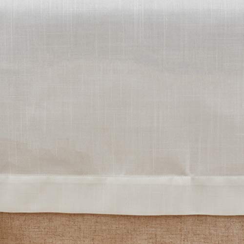 Fennco Styles Moldura Collection Classic Double Layer Linen Blend Table Linens – Table Linens for Banquets, Wedding, Special Events and Home Décor