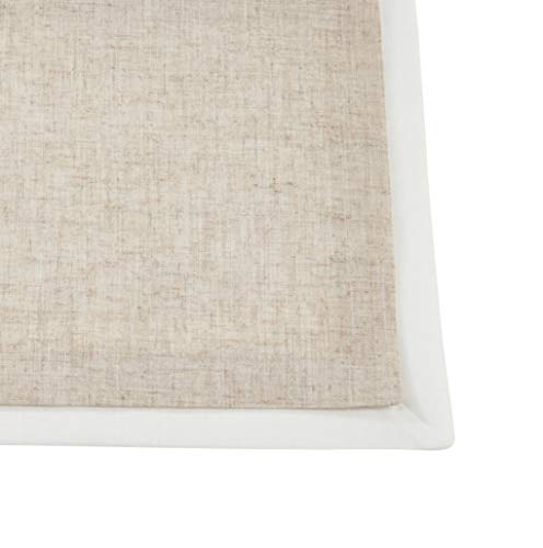 Fennco Styles Moldura Collection Classic Double Layer Linen Blend Table Linens – Table Linens for Banquets, Wedding, Special Events and Home Décor