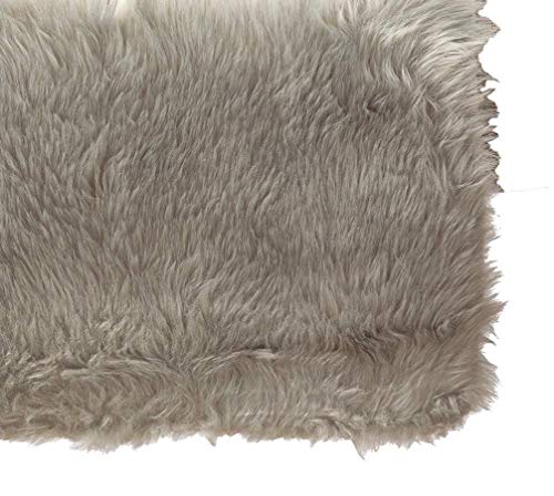 Fennco Styles Juneau Faux Fur Table Runner - Solid Color Soft Plush Table Cover for Home, Dining Room, Banquets, Holiday and Special Occasion