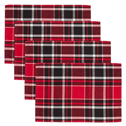 Fennco Styles Classic Plaid Design Tabletop Collection