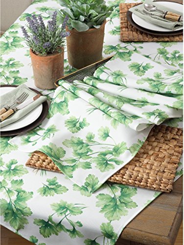 Fennco Styles Decorative Multi Leaf Printed Tablecloth