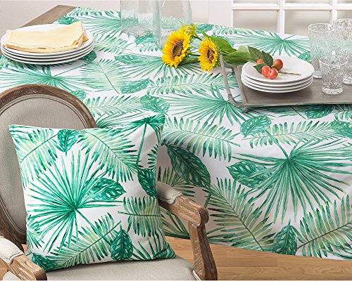 Fennco Styles Decorative Multi Leaf Printed Tablecloth