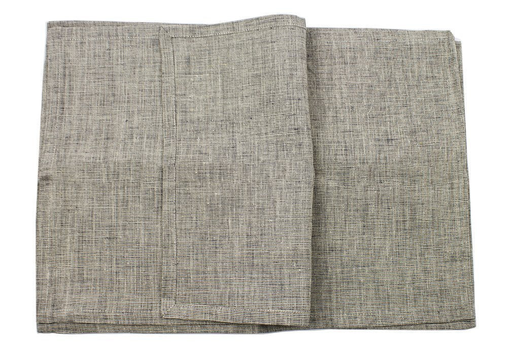 Fennco Styles Classic Heavy Denier Tablecloth, 100% Linen