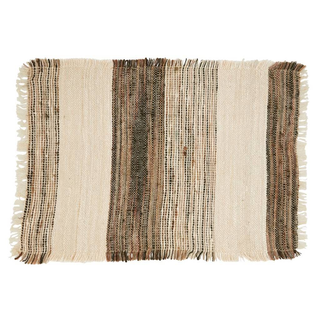 Fennco Styles Classic Striped Fringe Cotton Table Runner 16" W x 72" L – Grey Farmhouse Table Cover for Home Décor, Dining Table, Banquets, Everyday Use and Special Events