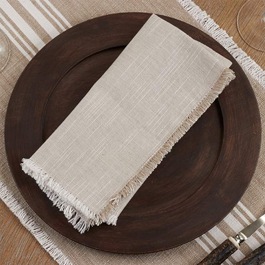 Fennco Styles Contemporary Striped Fringe Cotton Table Runner 13" W x 72" L - Blue Table Cover for Home, Dining Table Décor, Family Gathering, Banquets and Special Events