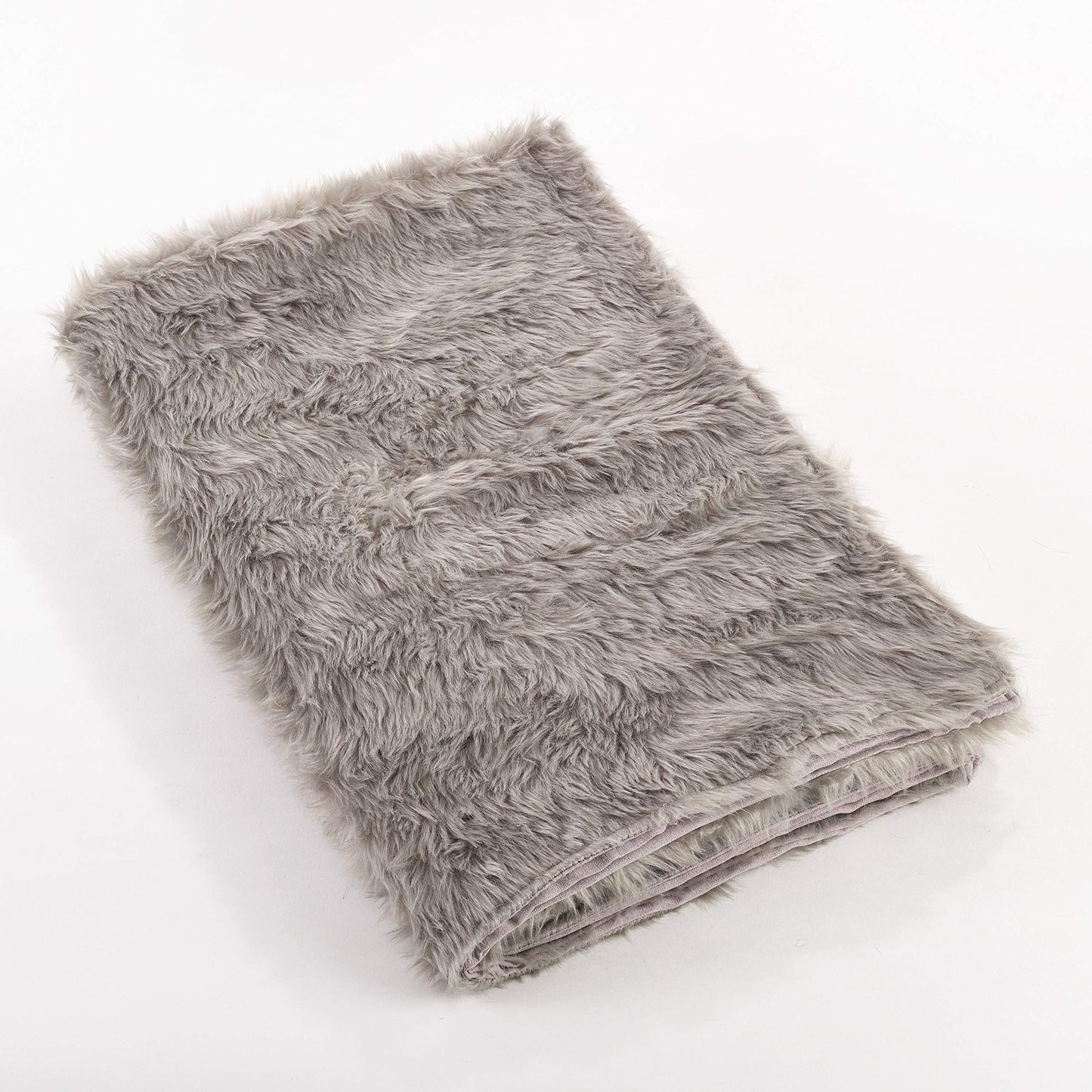 Fennco Styles Juneau Faux Fur Throw Blanket - 50" W x 60" L